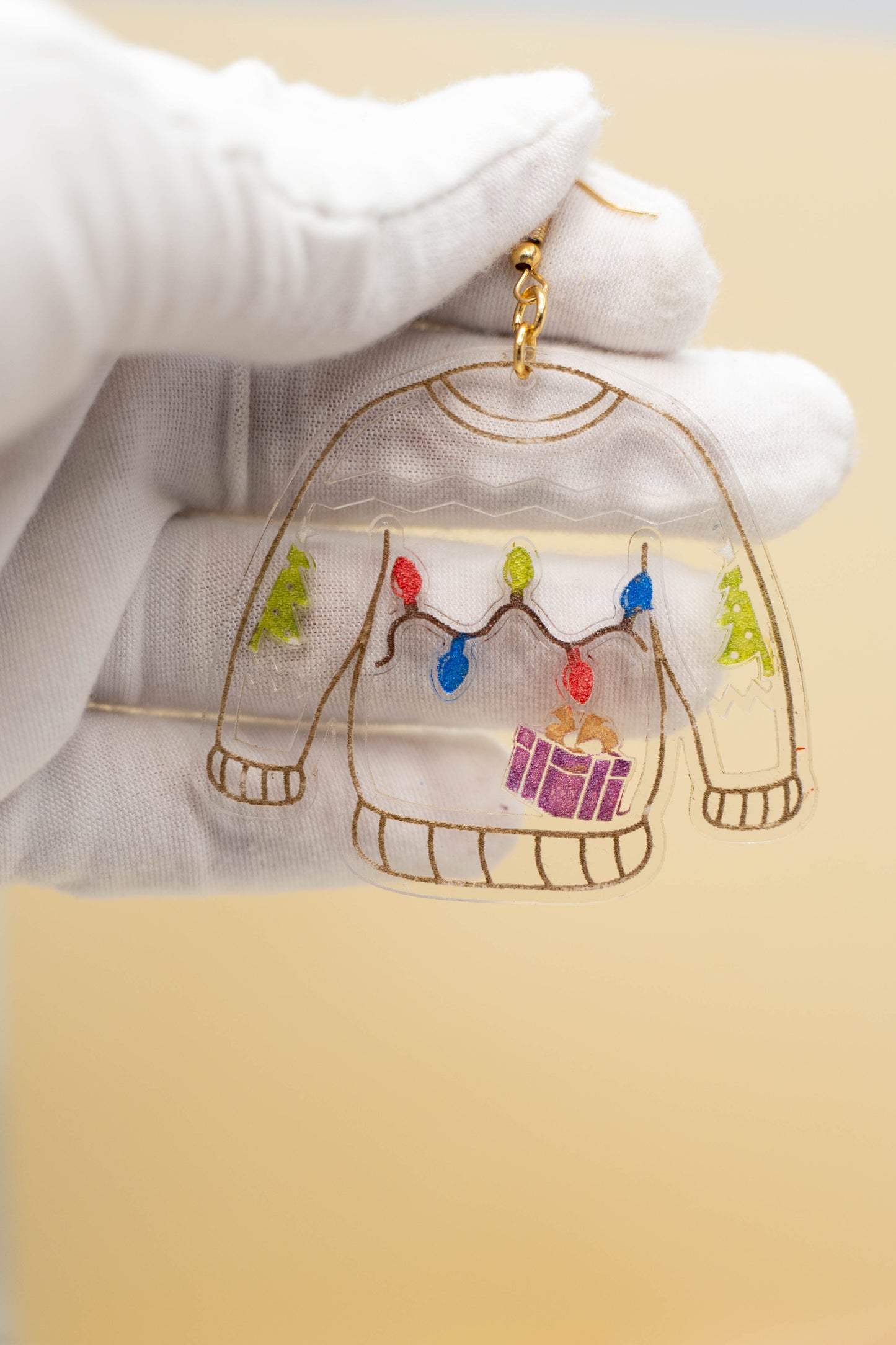 Ugly Sweater Christmas Earrings