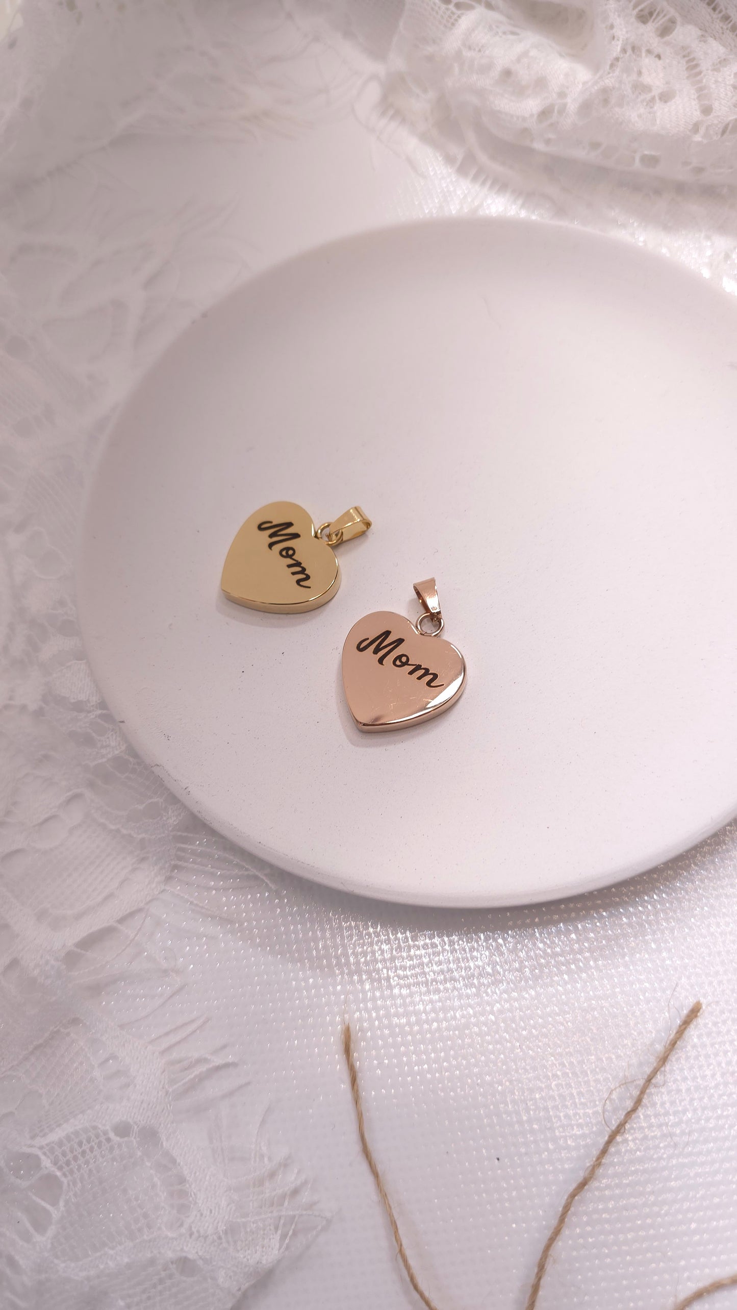 Custom Engraved Heart Charm