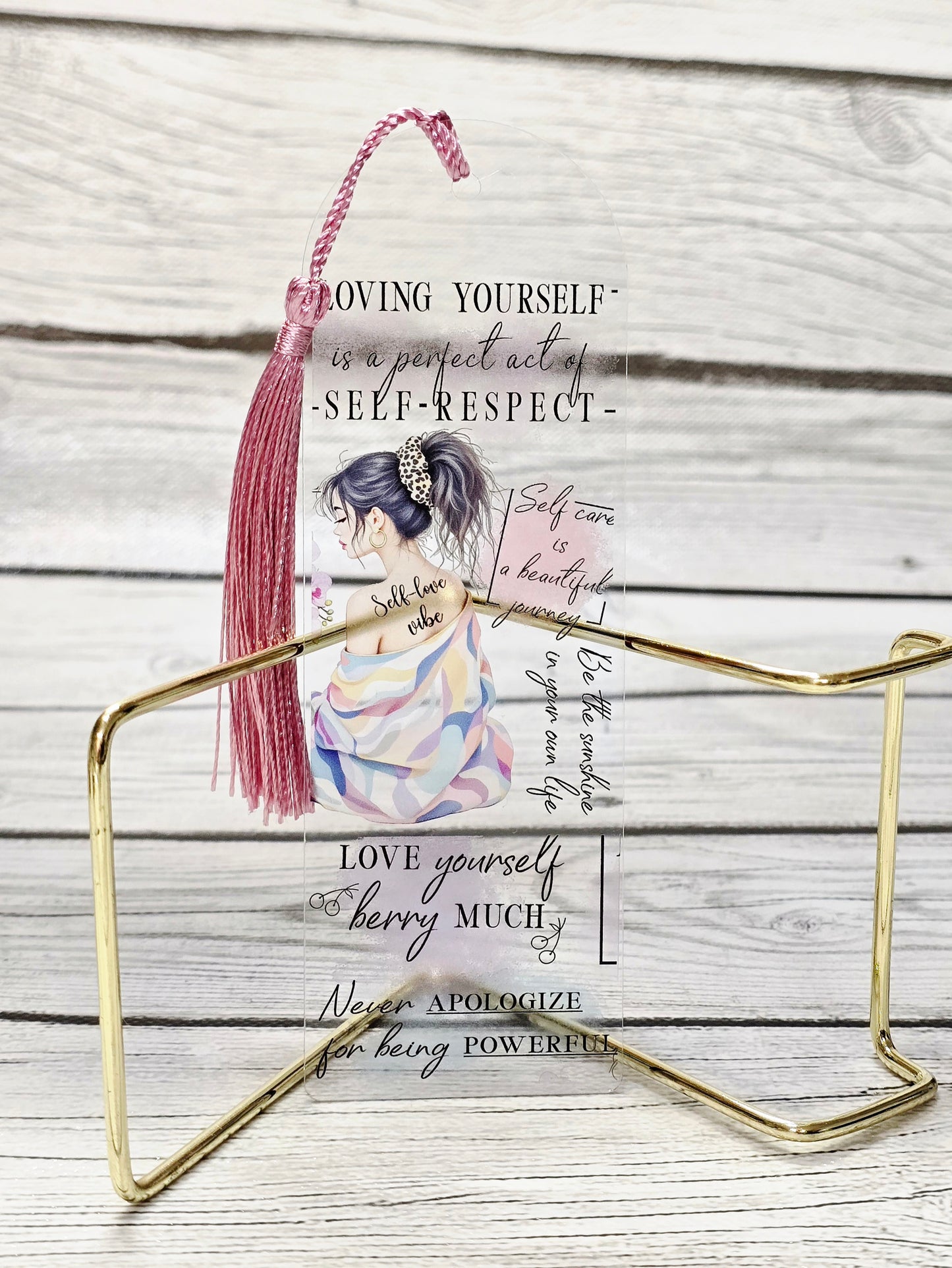 Clear Acrylic Bookmarks