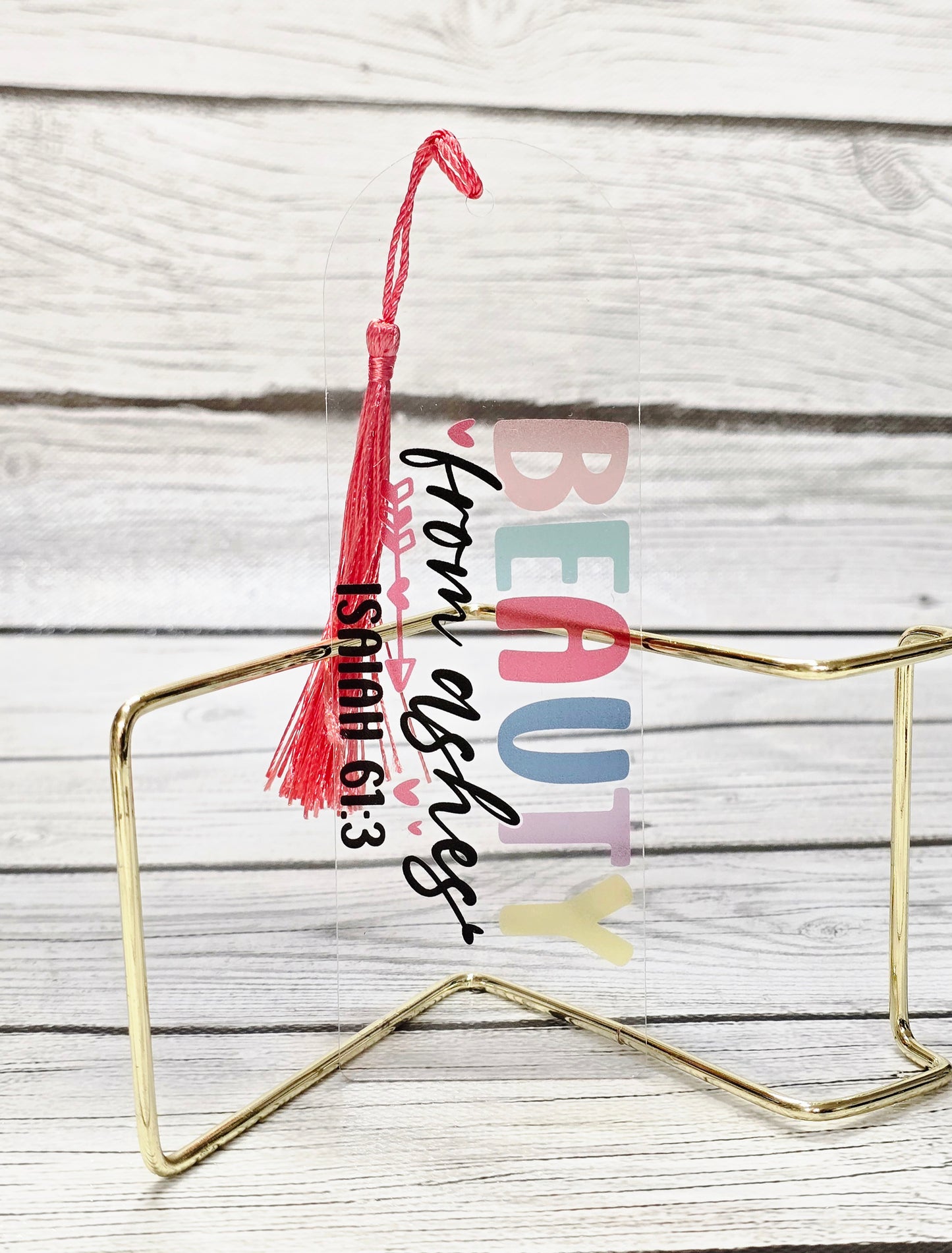 Clear Acrylic Bookmarks