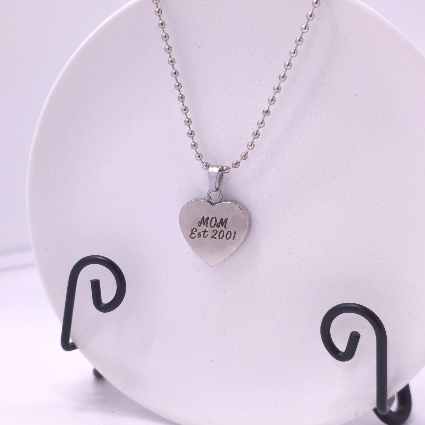 Custom Engraved Heart Charm